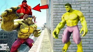 Upgrading POOR HULK Into The STRONGEST HULK In GTA 5!! To Fight With RED HULK AND EVIL HULK