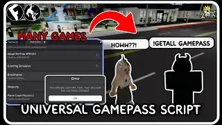 Universal FREE Gamepass - ROBLOX SCRIPTS [ Mobile/PC ] - Get All Gamepass