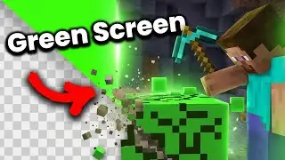 Minecraft Transitions Green Screen For Video Editing