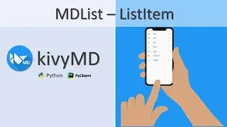 KivyMD | Aula 12 - Criando Listas com ícones – MDIcon