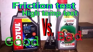 MOTUL vs CASTROL active | Motul engine oil | Castrol  Active engine oil