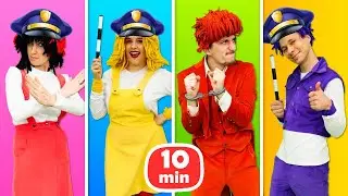 Детские песенки: полицейский, пилот и музыкант! Развивающие мультики для малышей МимиЛэнд