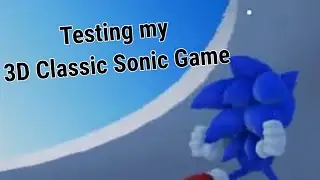 Testing my Roblox Sonic Fangame