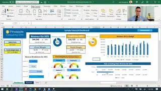 CFO Dashboard Excel example [Pineapple Consulting]