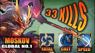 FULL CRIT BUILD MOSKOV WILL MAKE HIM BACK TO META!!🔥 (CRITICAL DAMAGE HACK) MOSKOV BEST BUILD 2024!