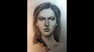 How To Draw a Face | Realistic Portrait Drawing Tutorial \ ფანქრით ხატვა