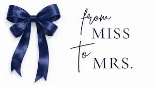 2 Hour Navy Bridal Shower & Bachelorette Wallpaper | From Miss to Mrs | No Music