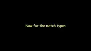 Copy of Smackdown vs Raw 2011  Wish Match Types!
