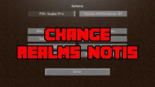 How To Turn Realms Notifications On & Off In Minecraft! - Enable/Disable Realms Notifications!