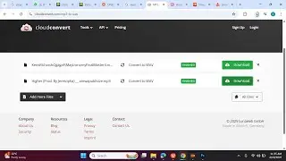 How to convert a song in MP3 Format to WAV File, AAC, AIFF, M4A, FLAC and WMA using website online