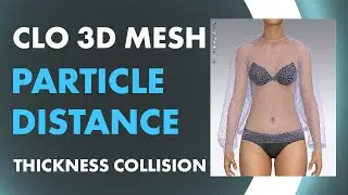 CLO 3D Tools | How To Use The Particle Distance Correctly | Tutorial