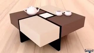 Storage Center Table design in 3D Max Modelling Tutorial