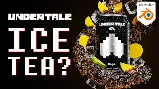 I made UNDERTALE ICE TEA Animation in Blender!