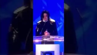 🎖 Michael Jackson BRIT AWARDS 1996 Speech 🇬🇧 #Shorts