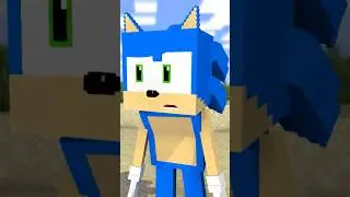 Get Lost Eggman! [YT SHORT] #sonicthehedgehog #soniclostworld #minecraftshorts #minecraftanimation