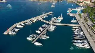 Marina Rovinj, Istria (Croatia from above)