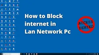 How To Block Internet In Computer | How To Disable Internet In Pc | How To Block Internet In Pc