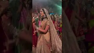 Emotional 🥹🥹 Radhika #for Radhika and Anants pre-wedding celebration #jamnagar