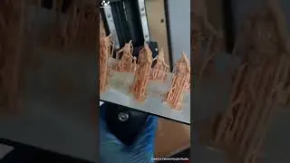 Miniatures printed showing