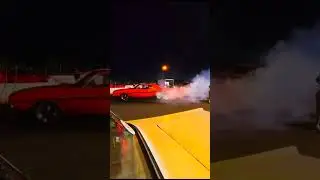 Dodge Challenger vs 4 door Plymouth Belvedere, Street Legal Dragway #shorts