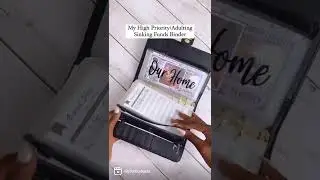 MY HIGH PRIORITY SINKING FUNDS BINDER | CASH ENVELOPE SYSTEM | TAYLORBUDGETS
