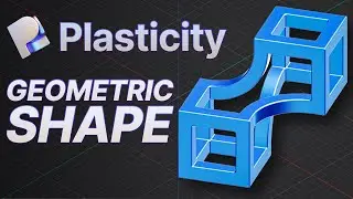Plasticity 3D Abstract Geometric Sculpture Tutorial