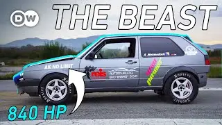 Brutal VW Golf Mk2 With 840HP: Fastest in Bosnia!