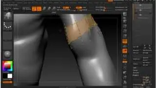 ZBrush UDK Character - 11 - Retopologising with the Topology Brush