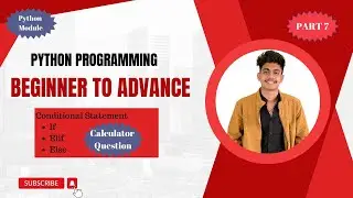 Calculator with if , elif , else | Python Full Course #7