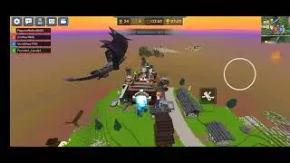 Играю с другом в Block man Go.
