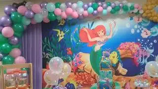 Decoração pequena sereia - Ariel