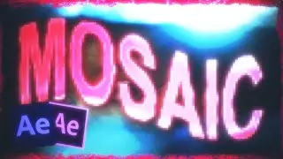 Mosaic Text (After Effects Tutorial)