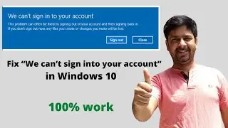 we can't sign in to your account in windows 10 | Temporary file error | solve issue| 2nd Part |