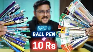 Best 10 Rs Ball Pen in India | 40+ pens compared | Mega Stationery Haul | Student Yard🔥🔥🔥