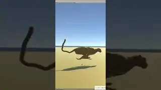 Cheetah Safari Animation in Unity Test
