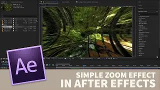 Simple Zoom Effect Using After Effects