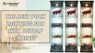 The Best Puck Lighting For Your IKEA Detolf Cabinet - Illuminator Lighting Design