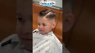 Corte de niño! Que se porta genial!