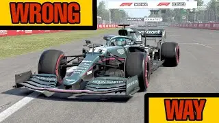 What Happens When You Drive Formation Lap In The WRONG WAY | F1 2021