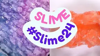 SLIME 24 Satisfying sound video for relaxing  | ASMR POOL