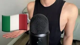 ASMR | My first ASMR video in Italian (ASMR in Italiano)