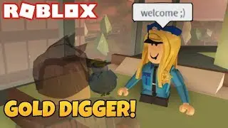 GOLD DIGGER PRANK! Roblox Social Experiment