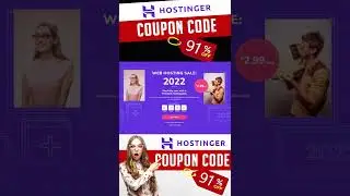 Hostinger Coupon Code 2022 | #Shorts