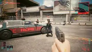 Cyberpunk 2077 Police style