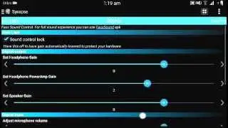 Synapse Basic Profile Settings