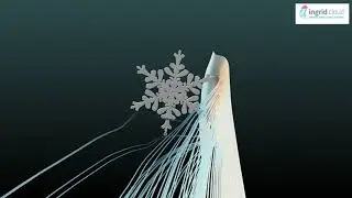 The aerodynamics of a snowflake | Happy Holidays!