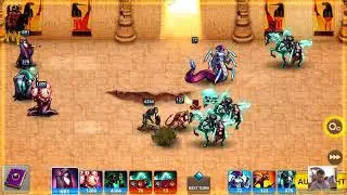 Heroes Magic War Ep47 - Explore : Haunted Pyramid - Arena 15 Walkthrough