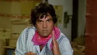 Dharmendra action scene
