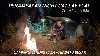 Amazing Camping Hammock Tent Can Be Set Up On The Ground Night Cat Lay Flat