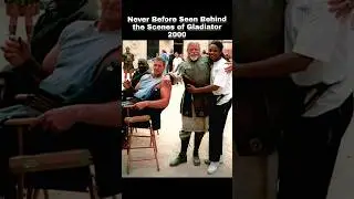 NEVER BEFORE SEEN PICS BEHIND THE CAMERA OF GLADIATOR 2000